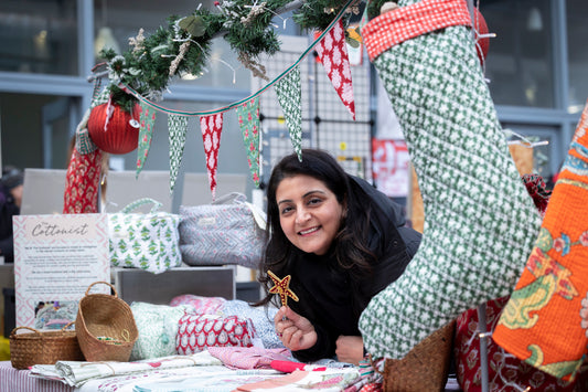 Artistry Unveiled: A Grand Exploration of Hand block Print Cotton Christmas Elegance