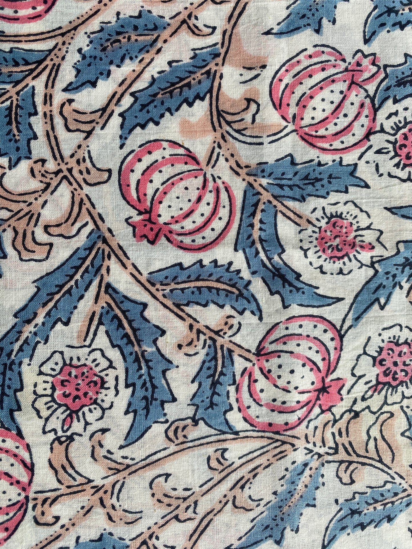 Pomegranate handblock print Pyjama set