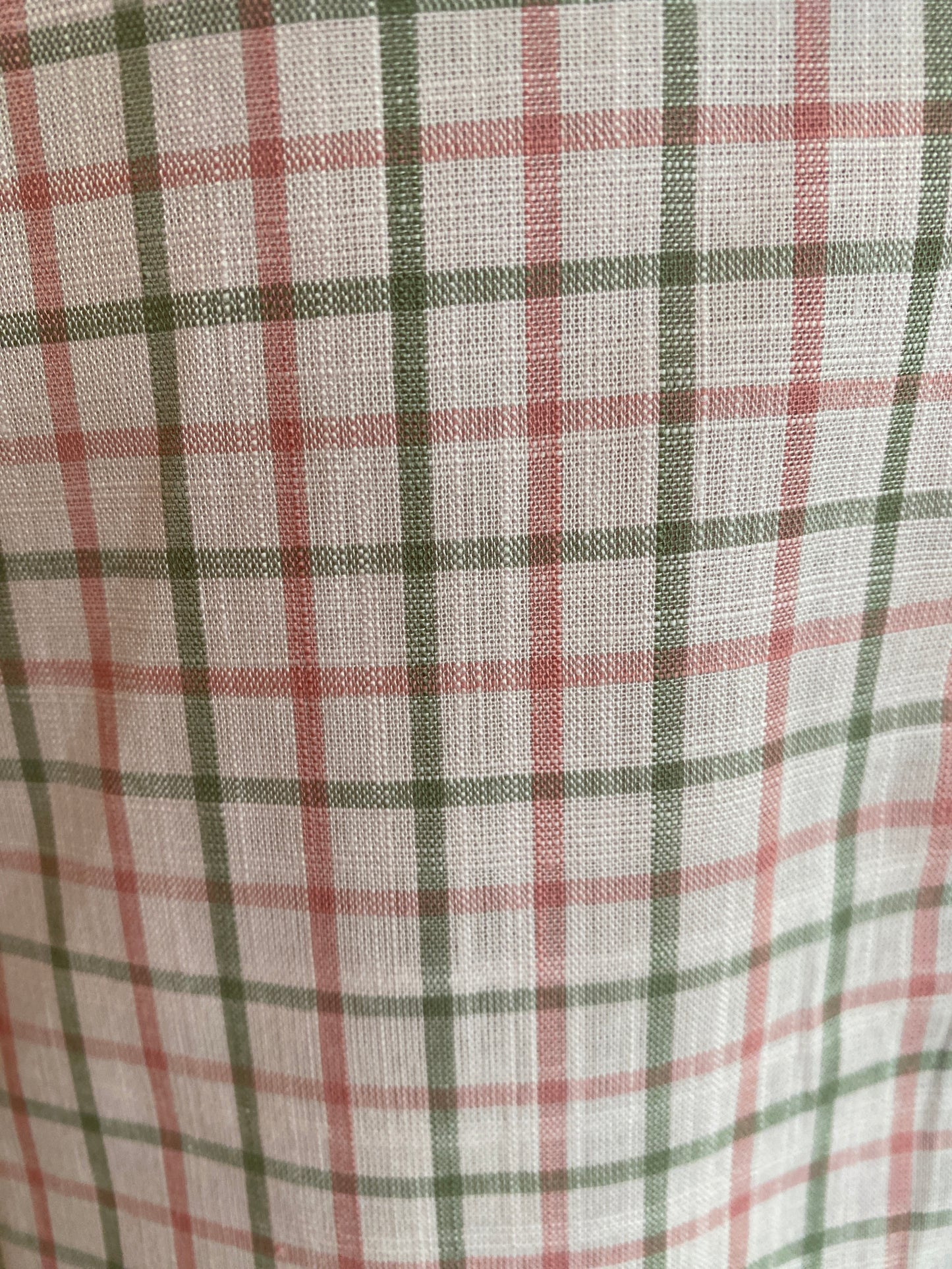 Pale Pink & green check print Pyjama set