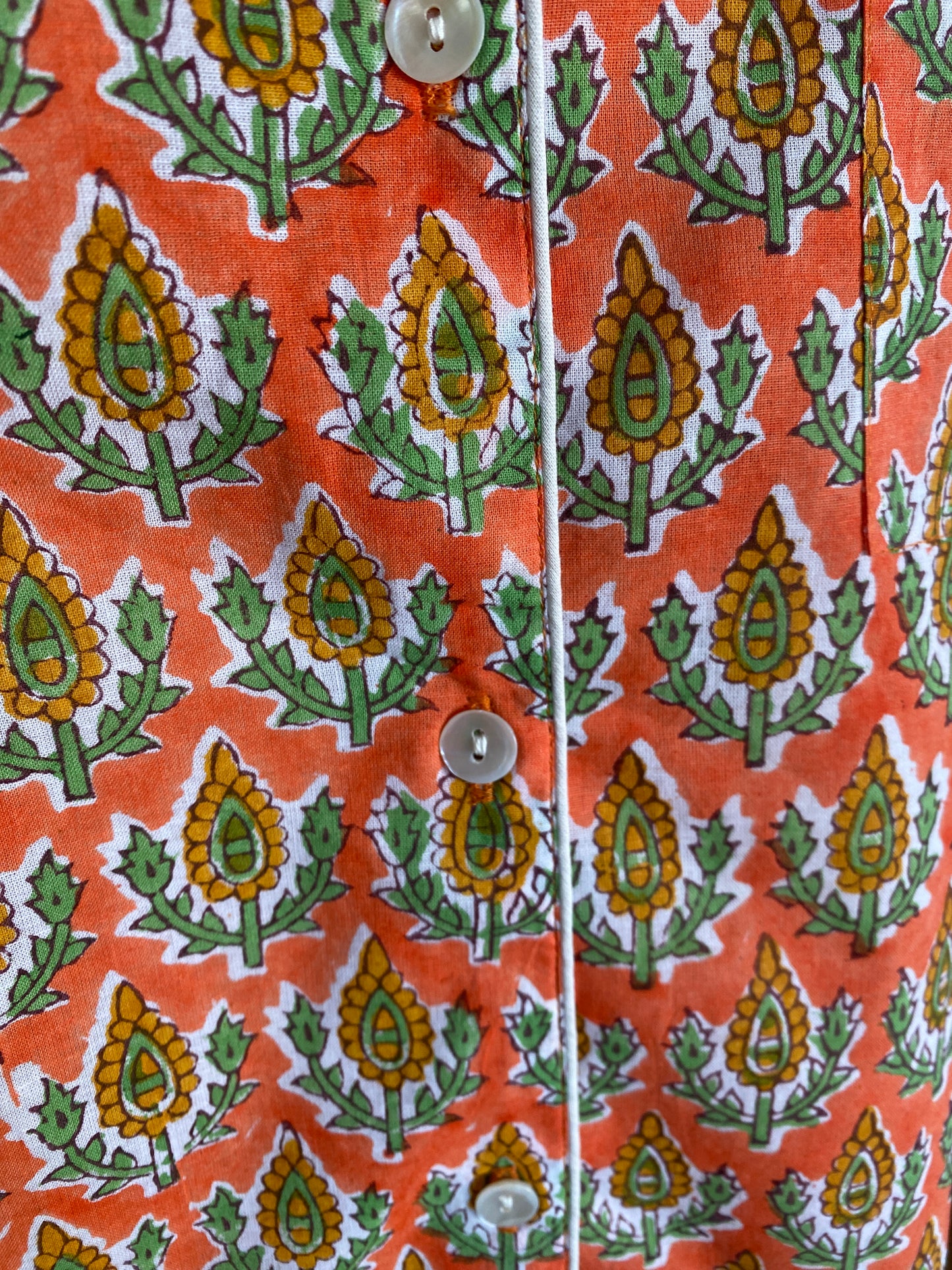 Tangerine & Green booti Shorts set