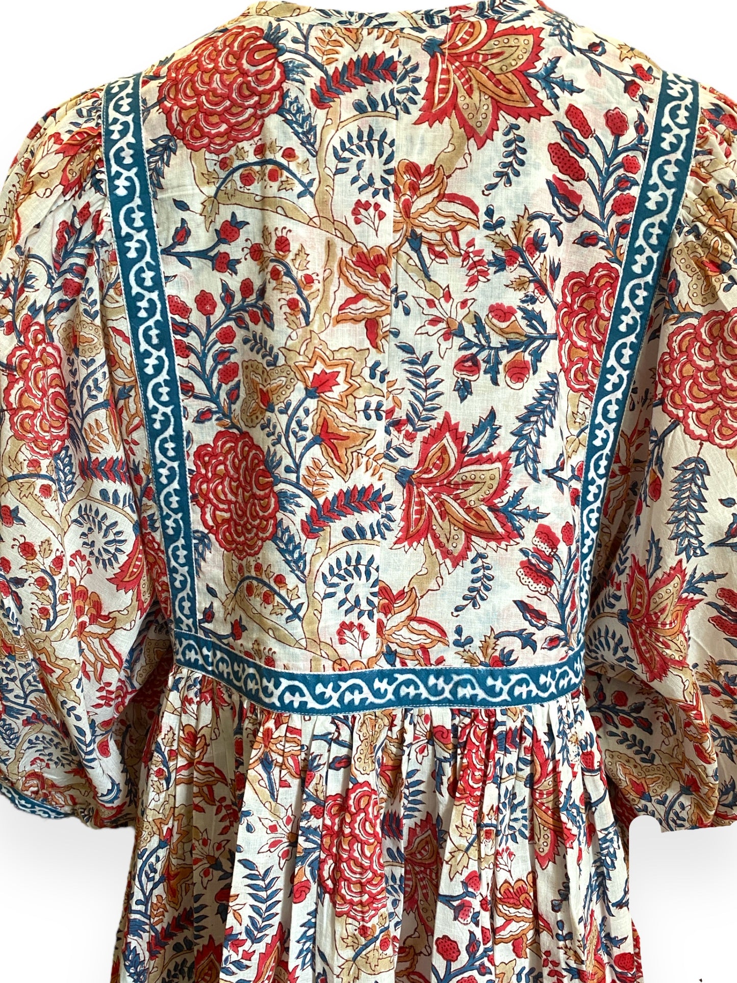 Red & Blue Vera Mini Dress