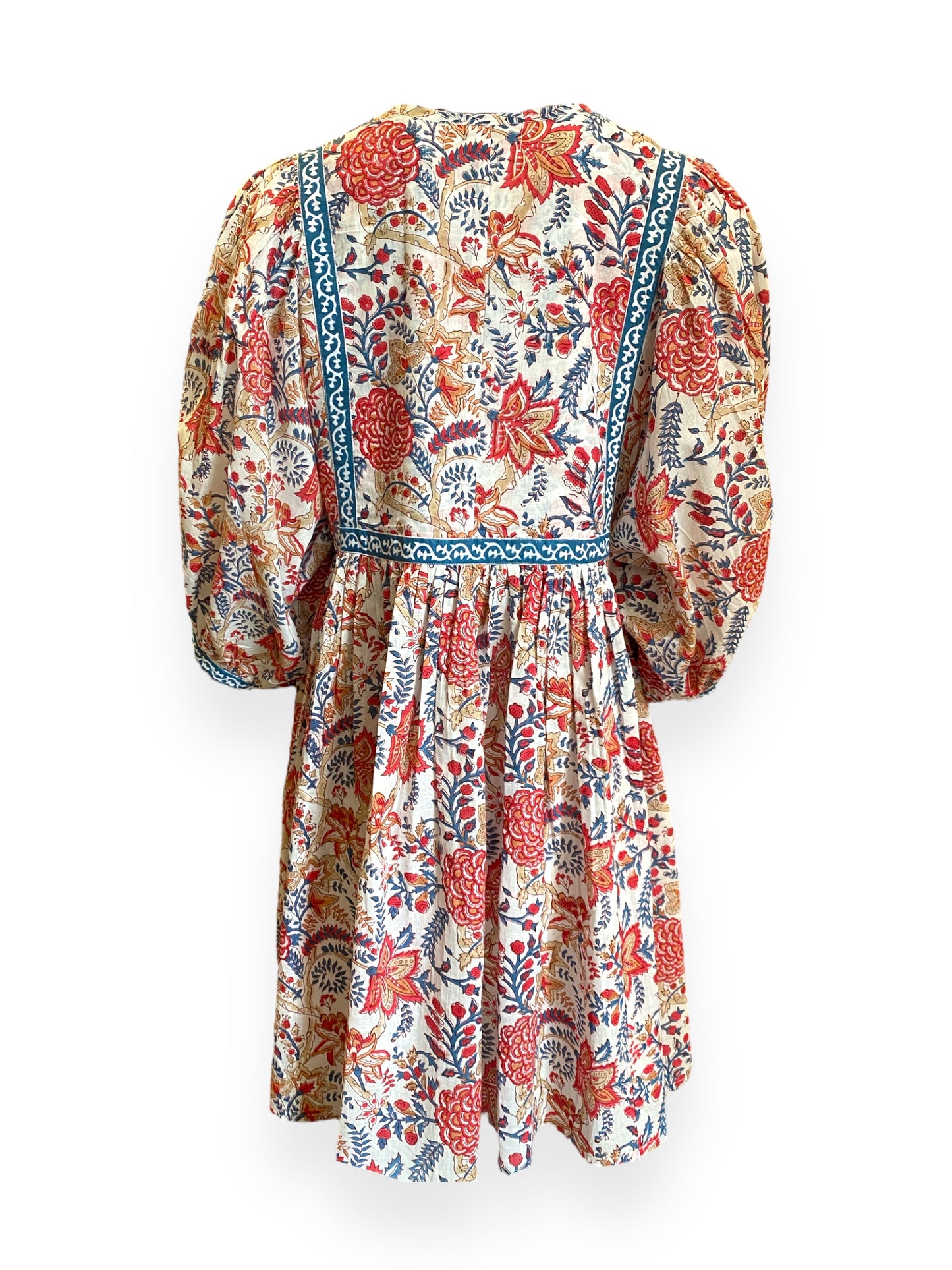 Red & Blue Vera Mini Dress