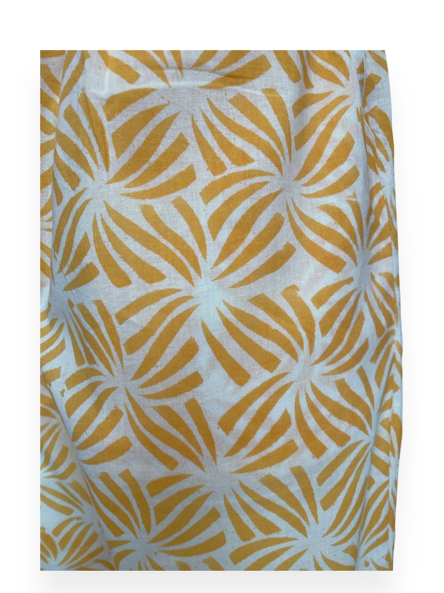 Dandelion Yellow handblock print Pyjama set