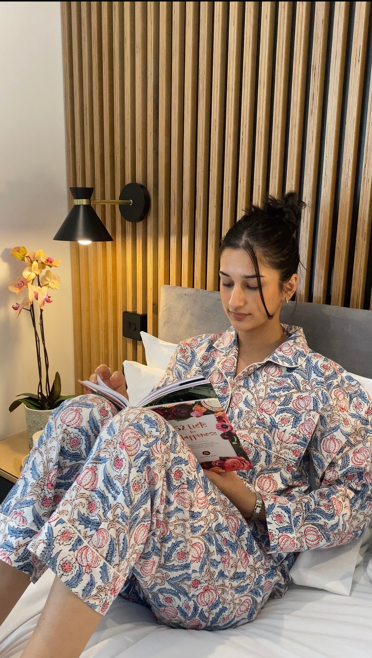 Pomegranate handblock print Pyjama set