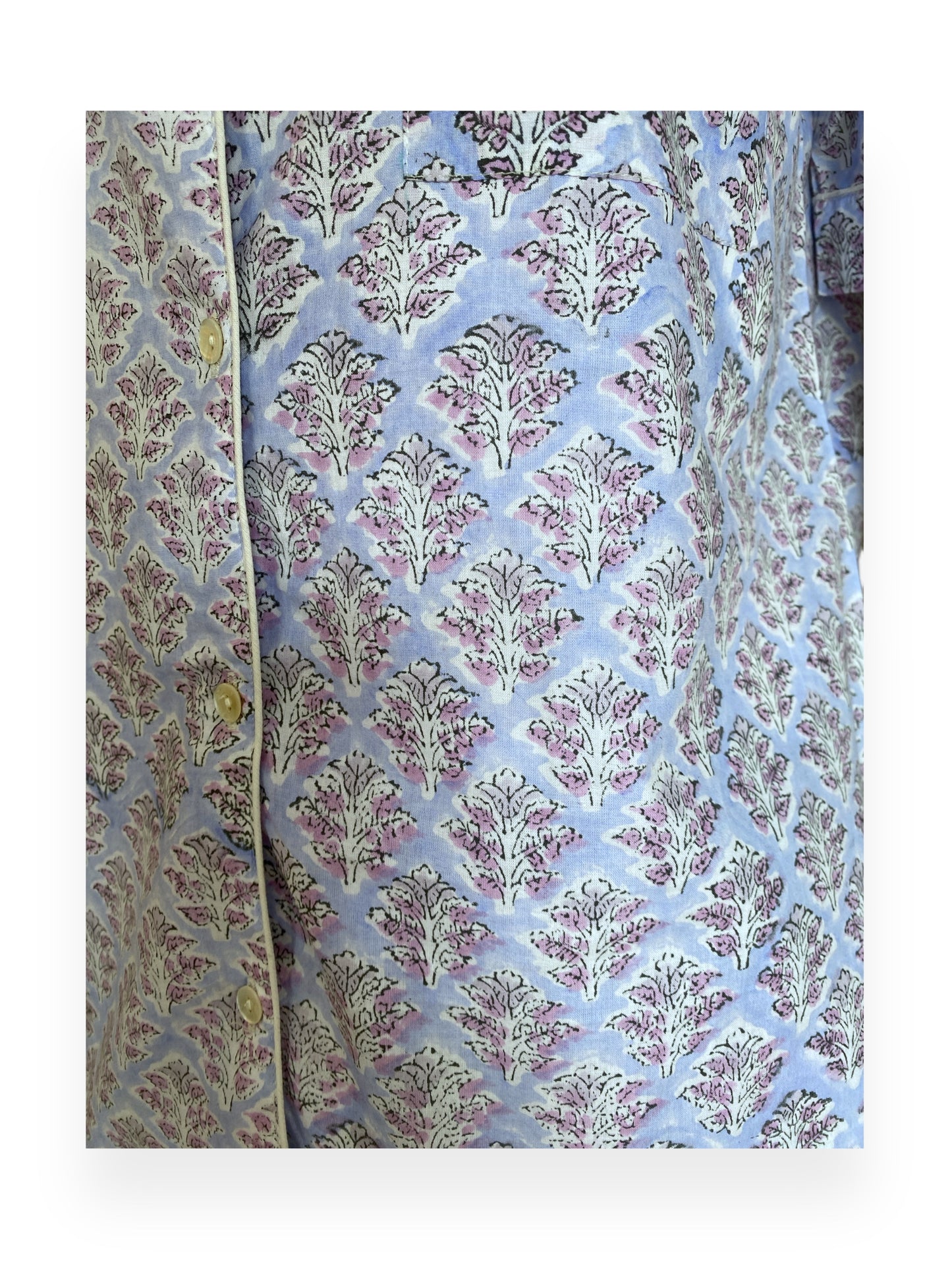 Pale Lavender Pink booti shorts set