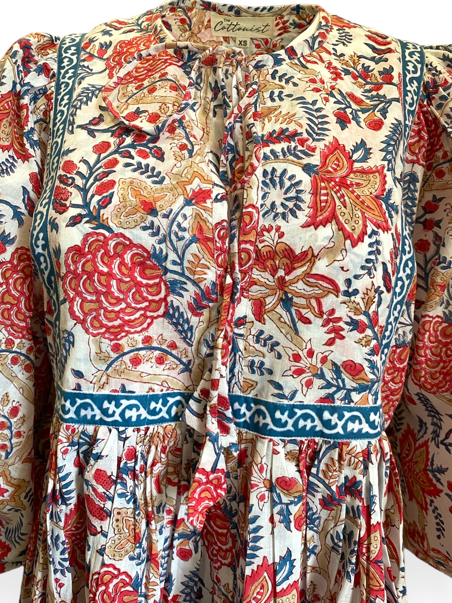 Red & Blue Vera Mini Dress