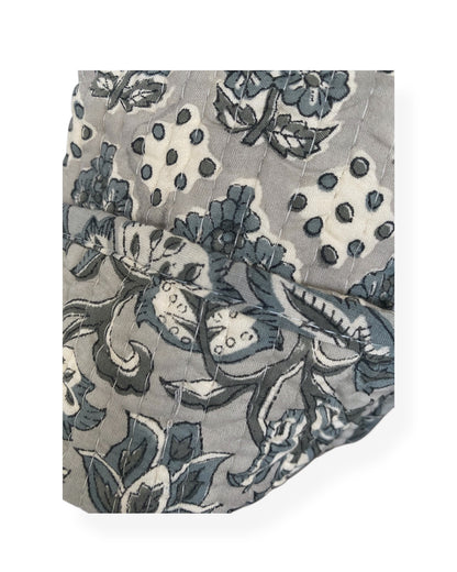 Grey Booti print Reversible jacket