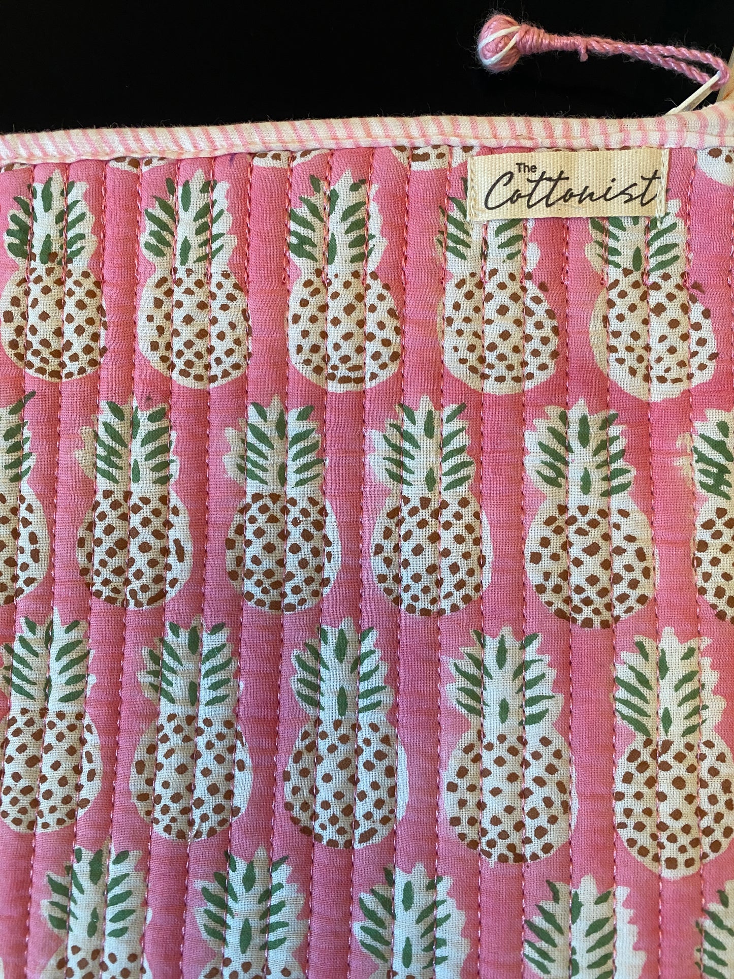 Playful Pineapple Tablet Quilted Sleeve