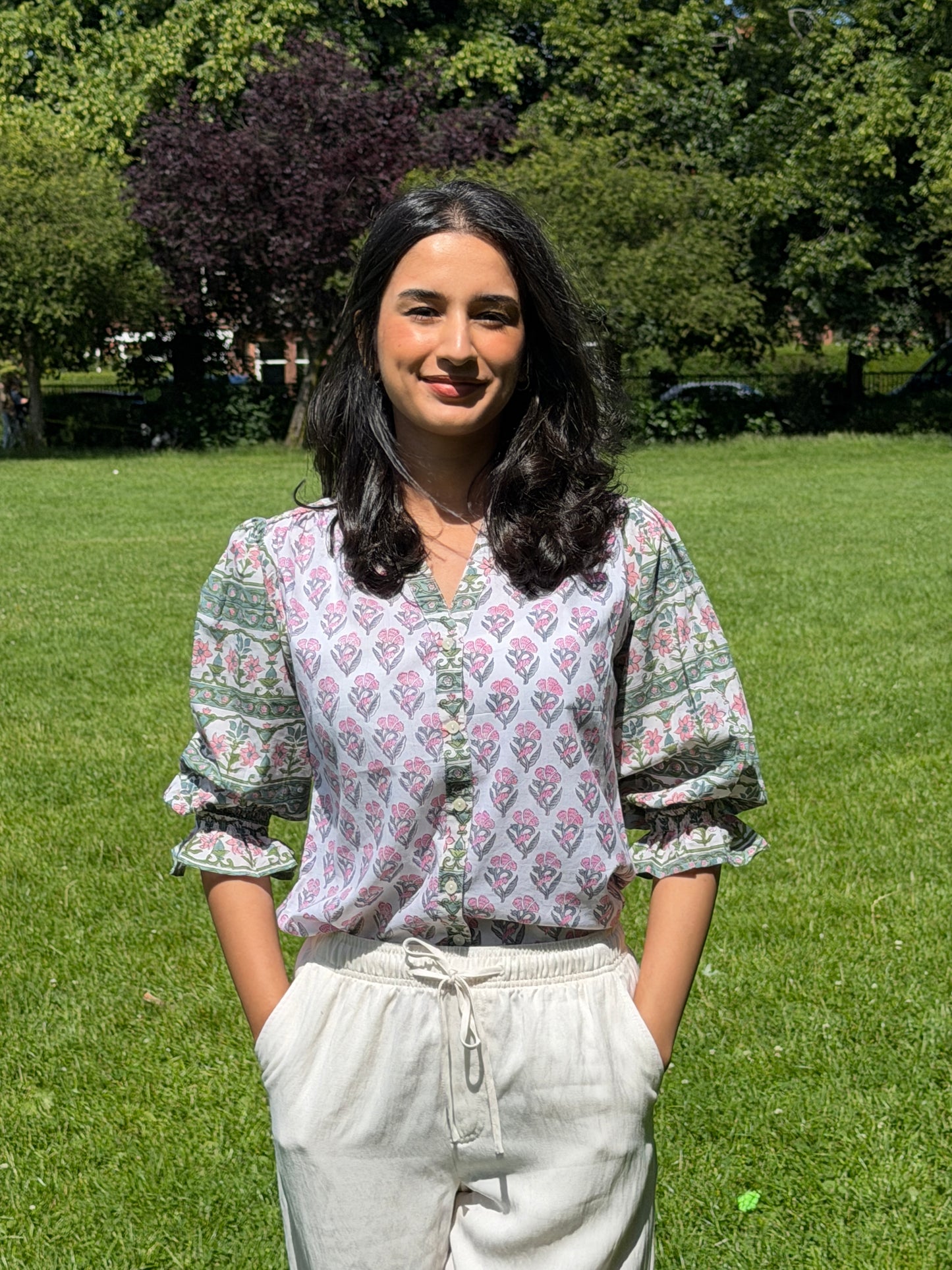Florence Floral Top
