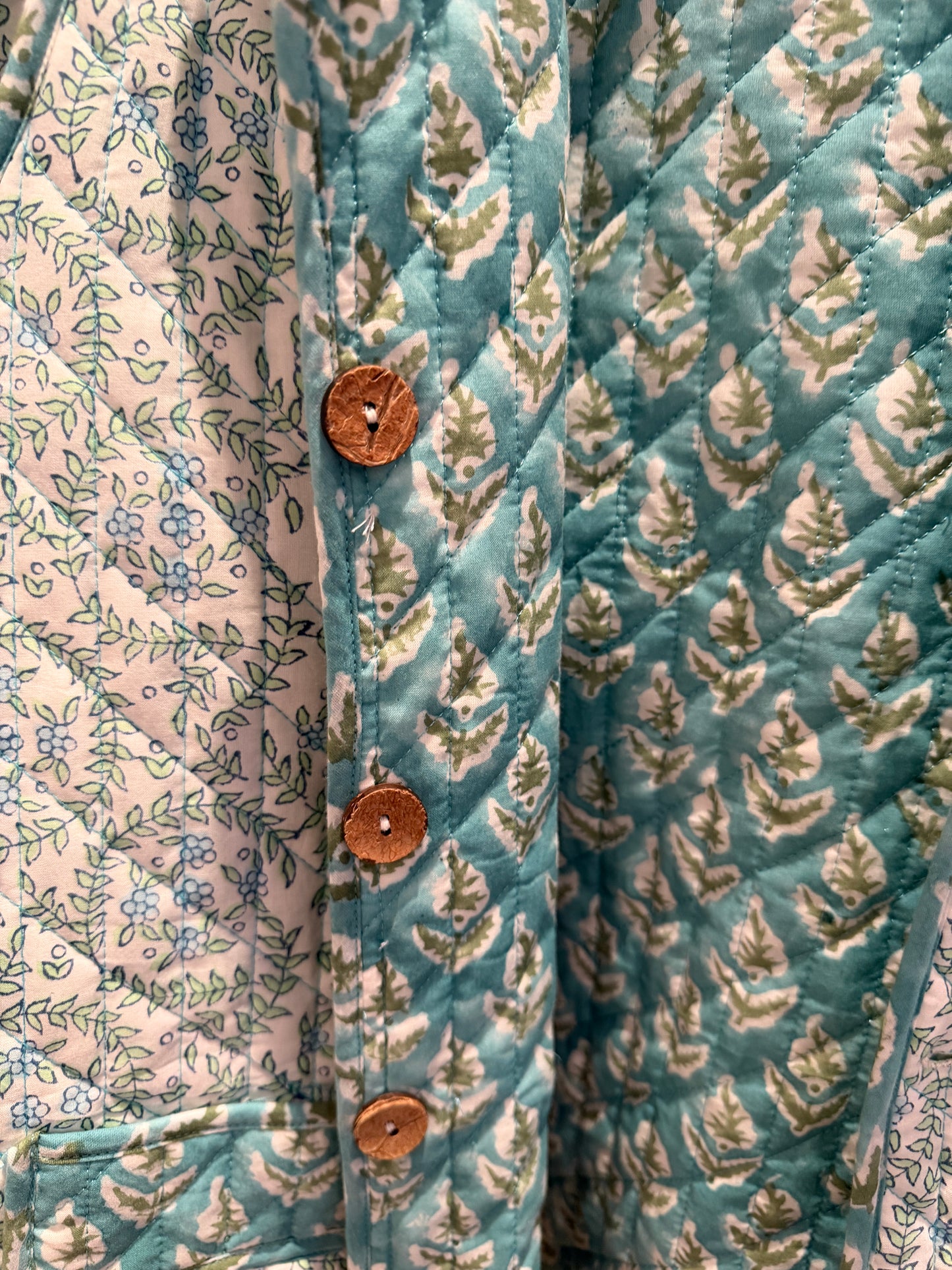 Tiffany Blue Reversible Boxy Jacket