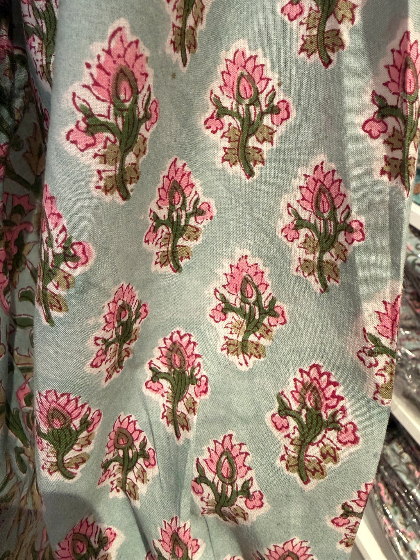 Duck-egg bloom Print Top