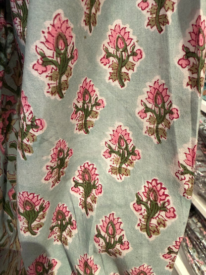 Duck-egg bloom Print Top