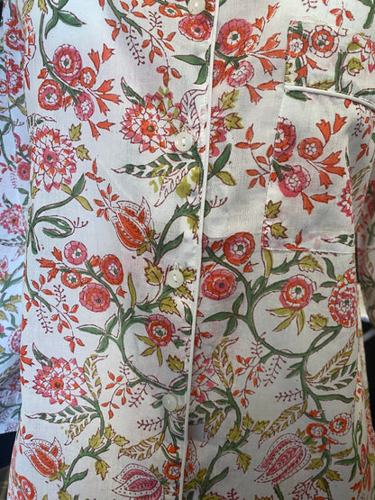Christmas Floral print Pyjama set