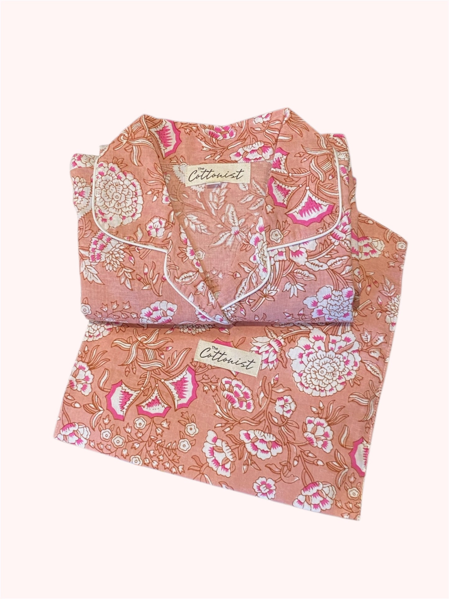 Dusty Rose Garden print Pyjama set