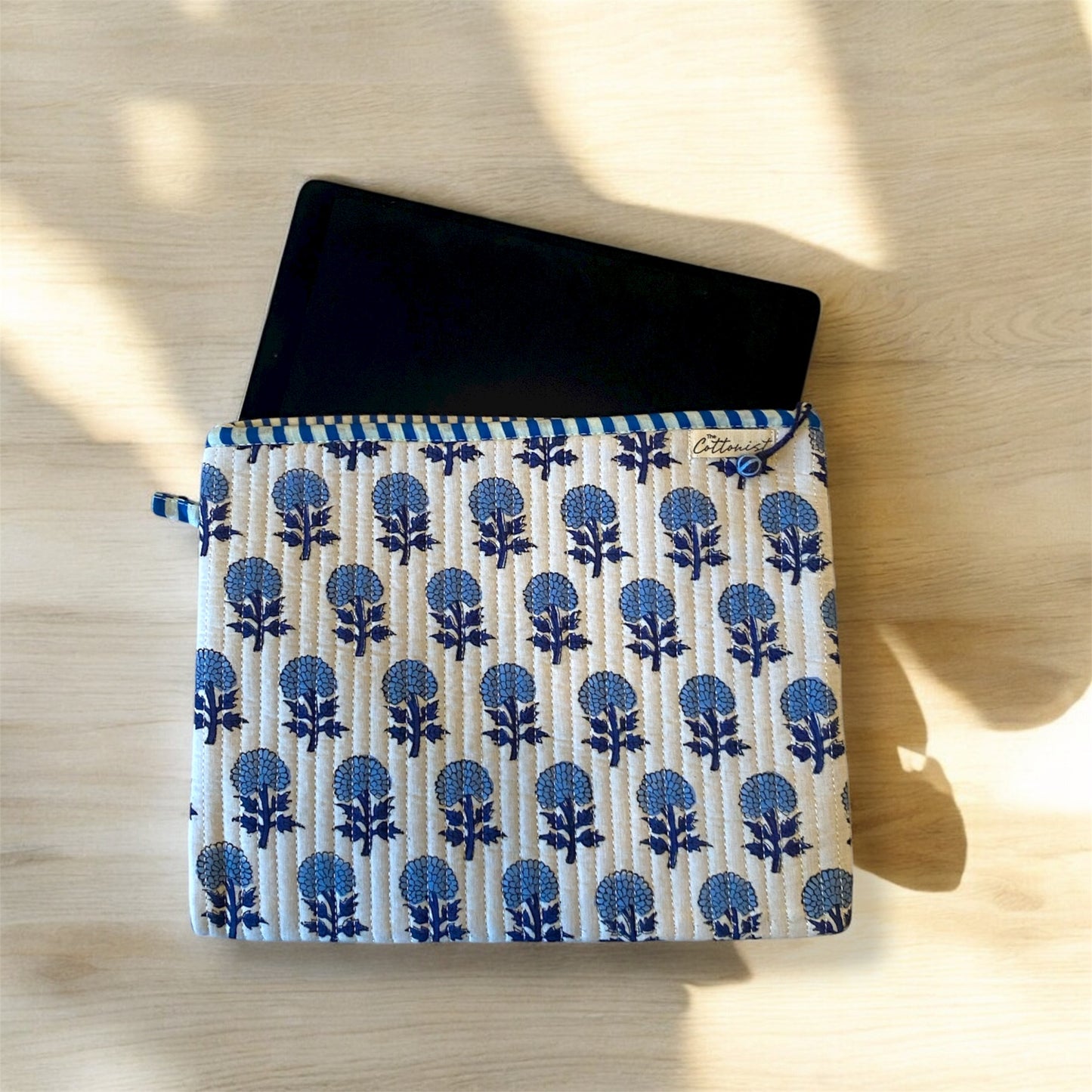 Blue Booti Tablet Quilted Sleeve