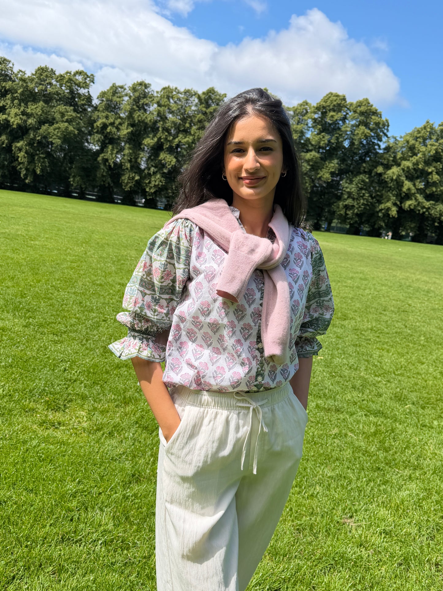 Florence Floral Top
