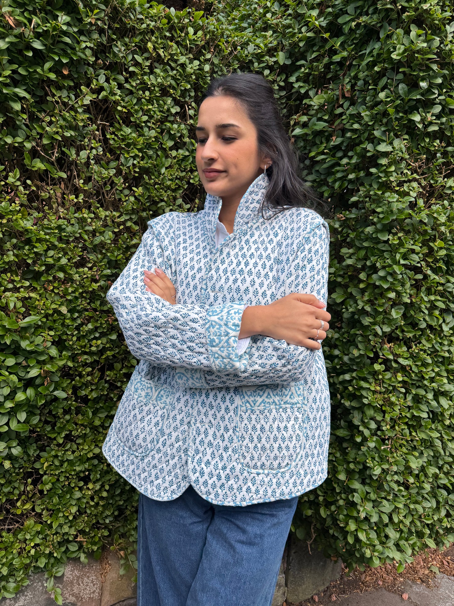 Summer Sky Reversible Boxy Jacket