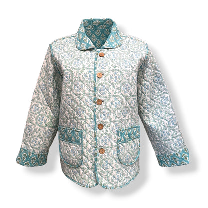 Tiffany Blue Reversible Boxy Jacket