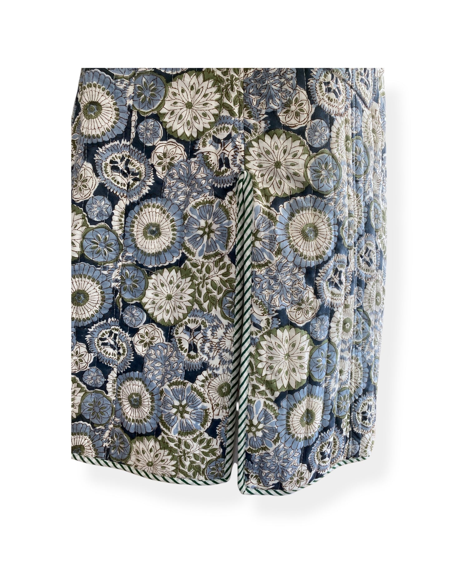 Blue Daisies Flora Quilted Jacket