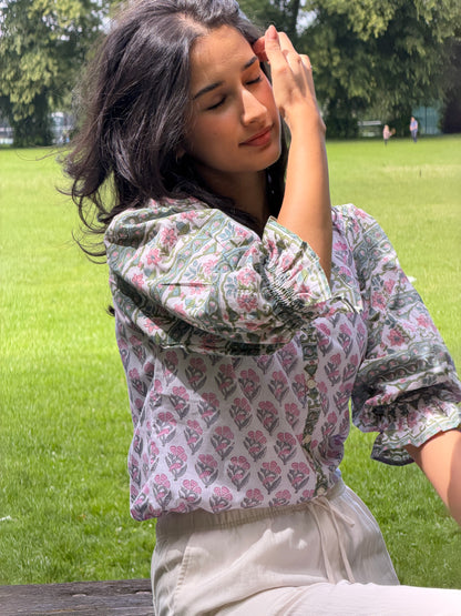 Florence Floral Top