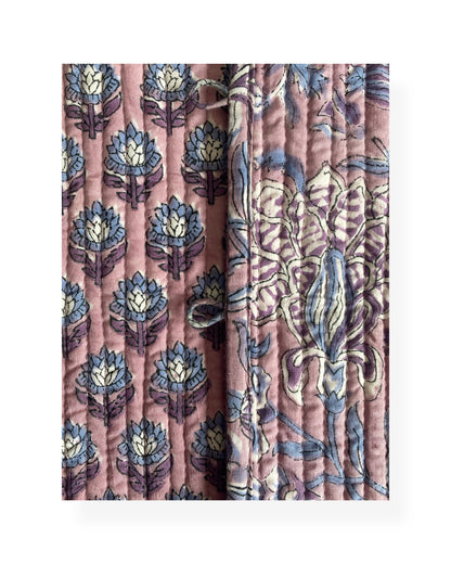 Mauve Guls print Reversible jacket
