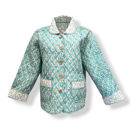 Tiffany Blue Reversible Boxy Jacket
