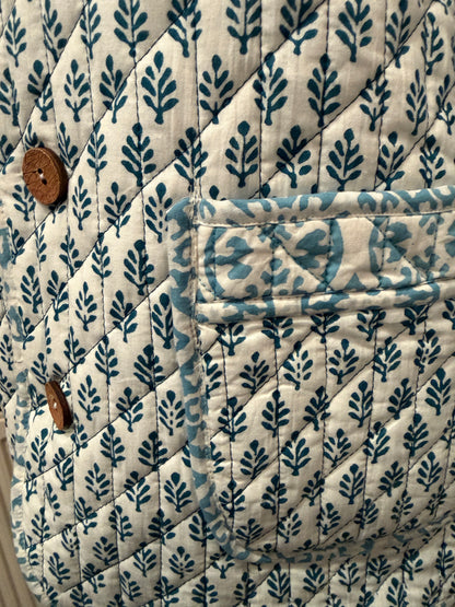 Summer Sky Reversible Boxy Jacket