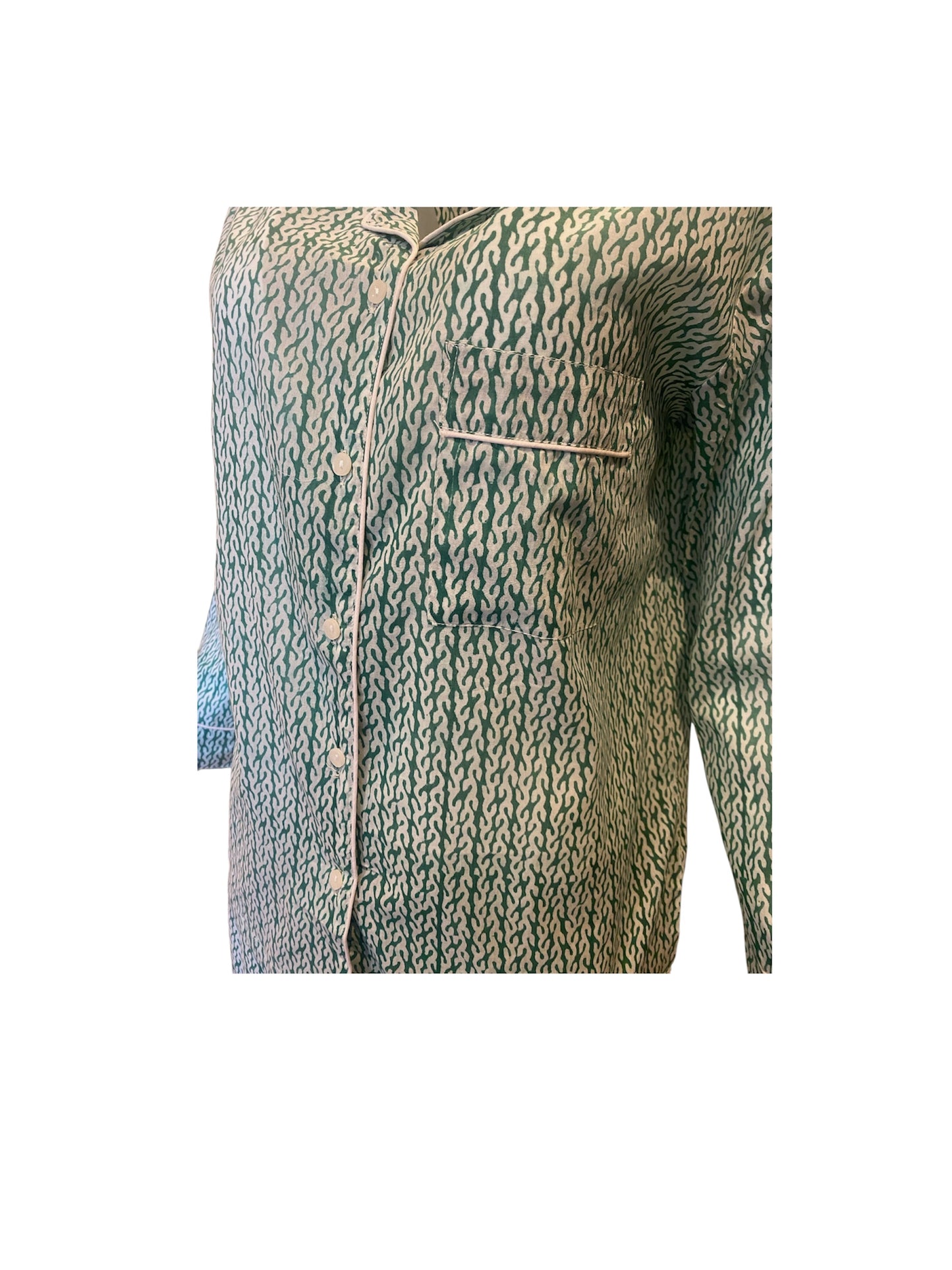 Evergreen Christmas print Pyjama set