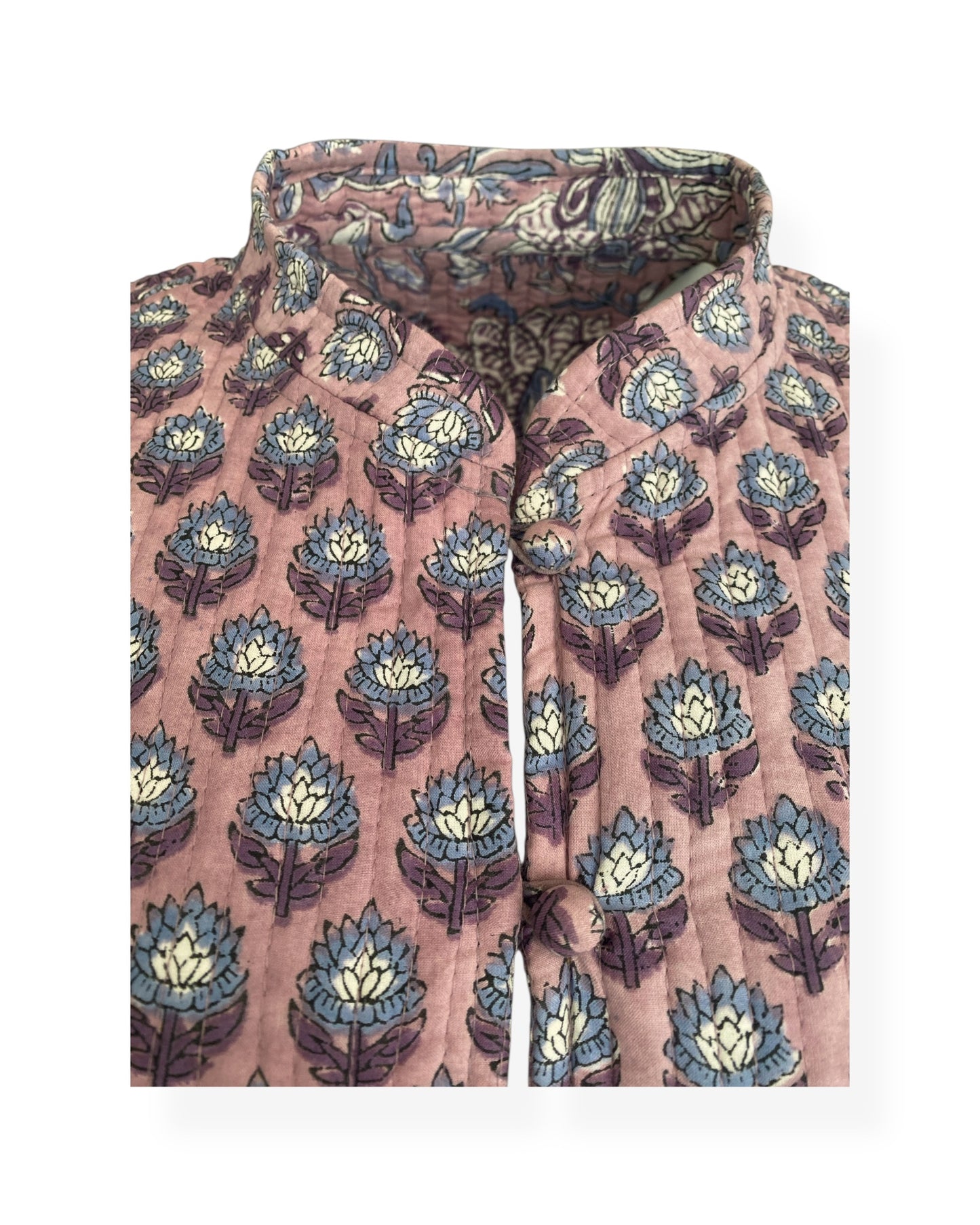 Mauve Guls print Reversible jacket
