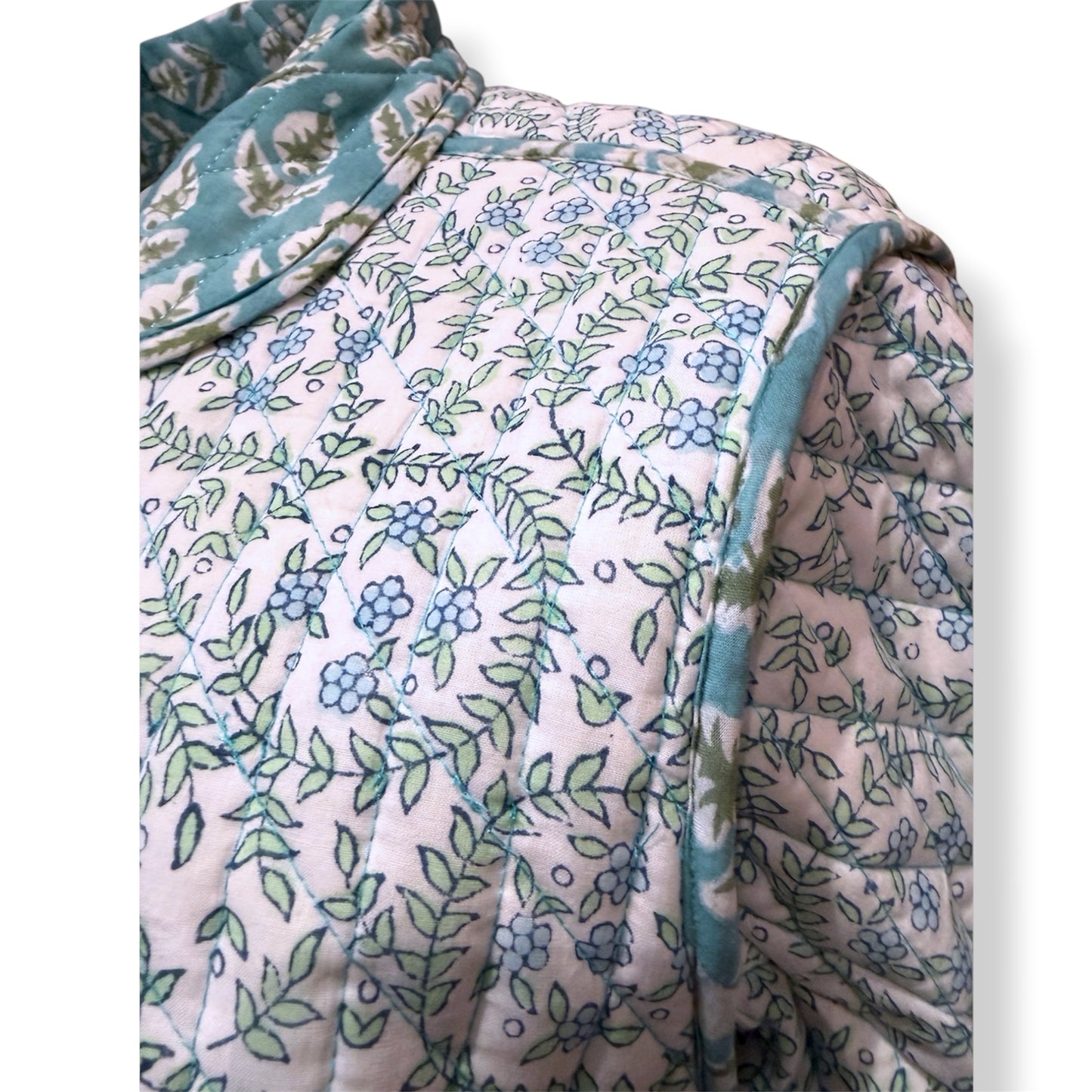 Tiffany Blue Reversible Boxy Jacket
