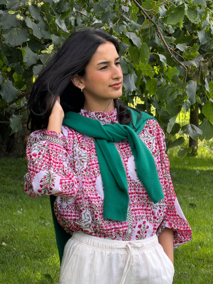 Gulnaar print top