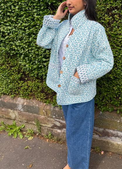 Summer Sky Reversible Boxy Jacket