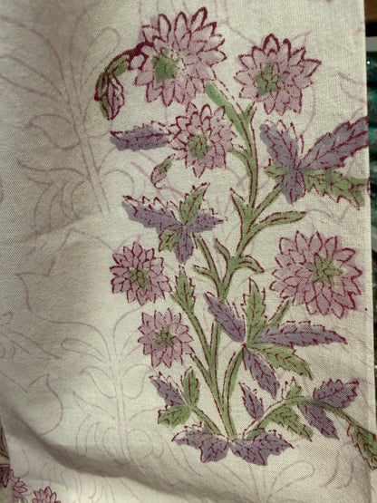 Lilac Boota Pintuck Top