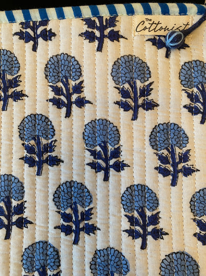 Blue Booti Tablet Quilted Sleeve