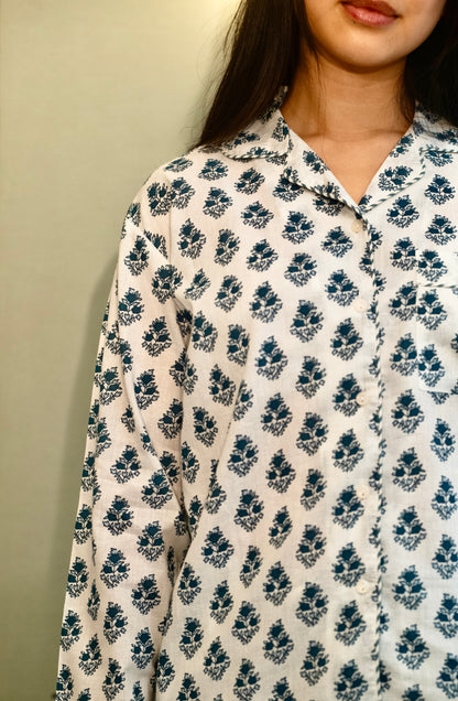 Blue Booti Pyjama set