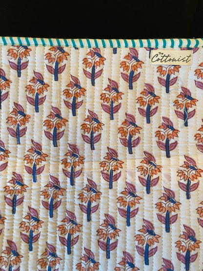 Pink & Blue Booti Tablet Quilted Sleeve