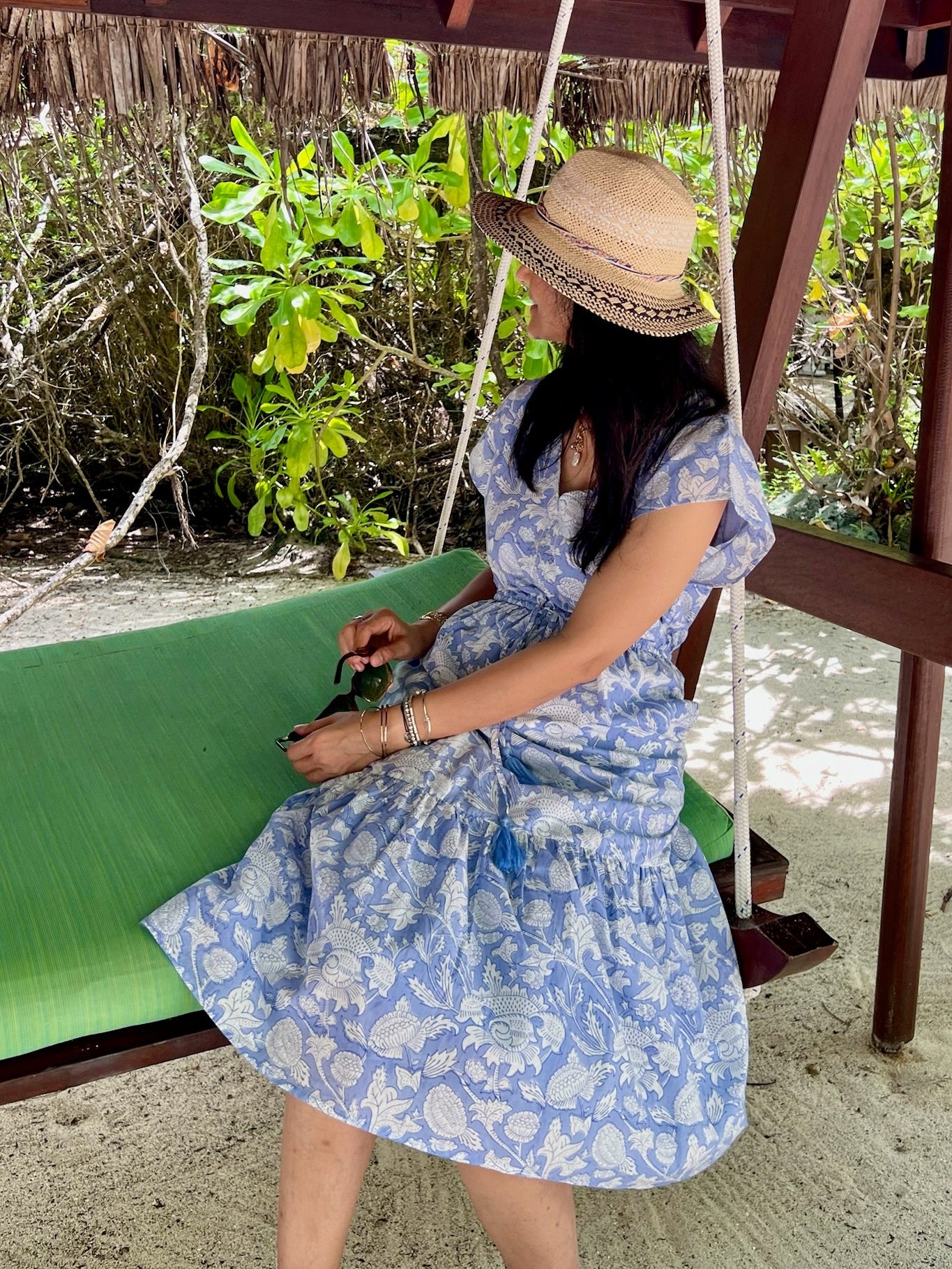 Lavender-Blue Raha dress.