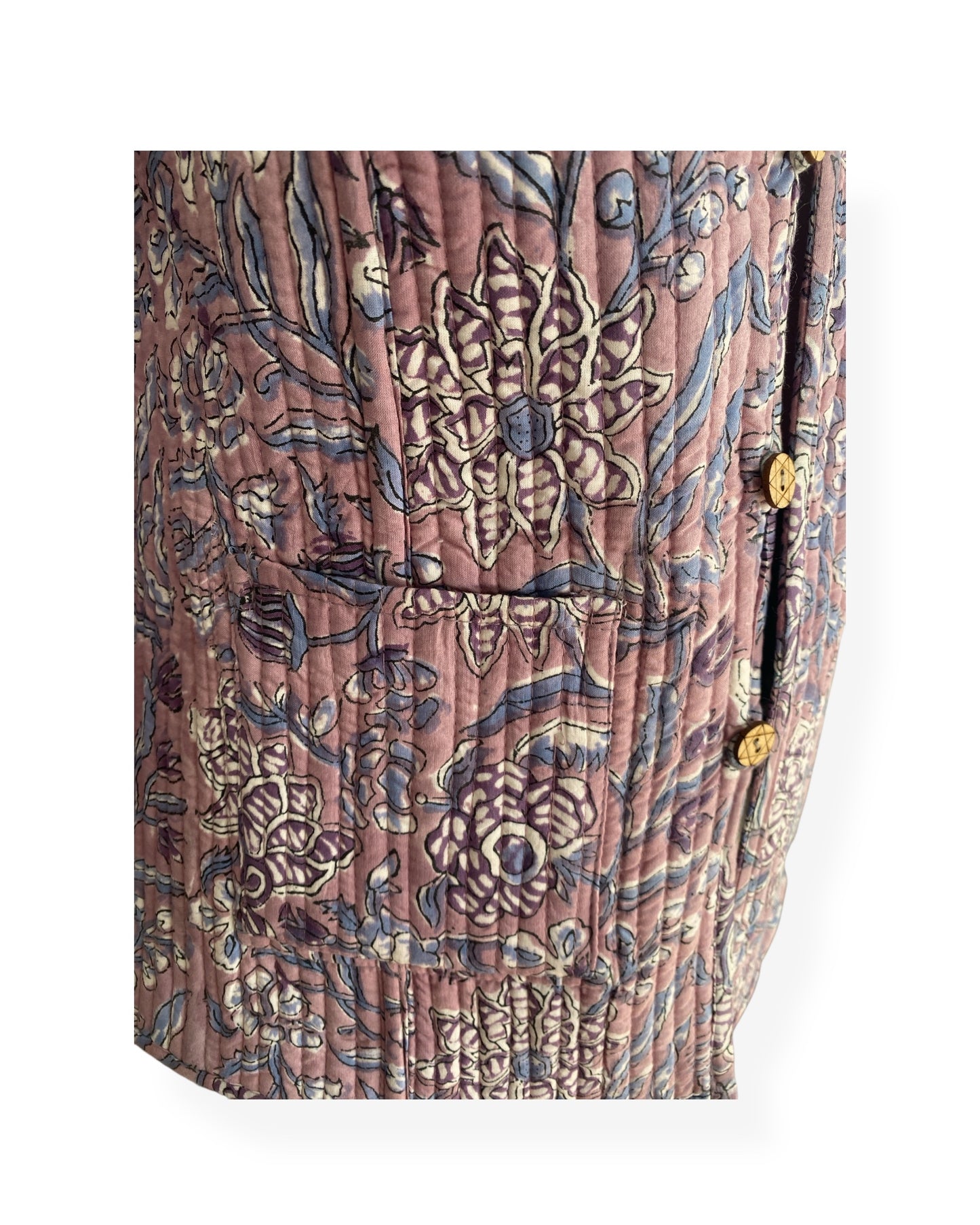 Mauve Guls print Reversible jacket