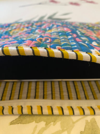 Multicolour Abstract Tablet Quilted Sleeve