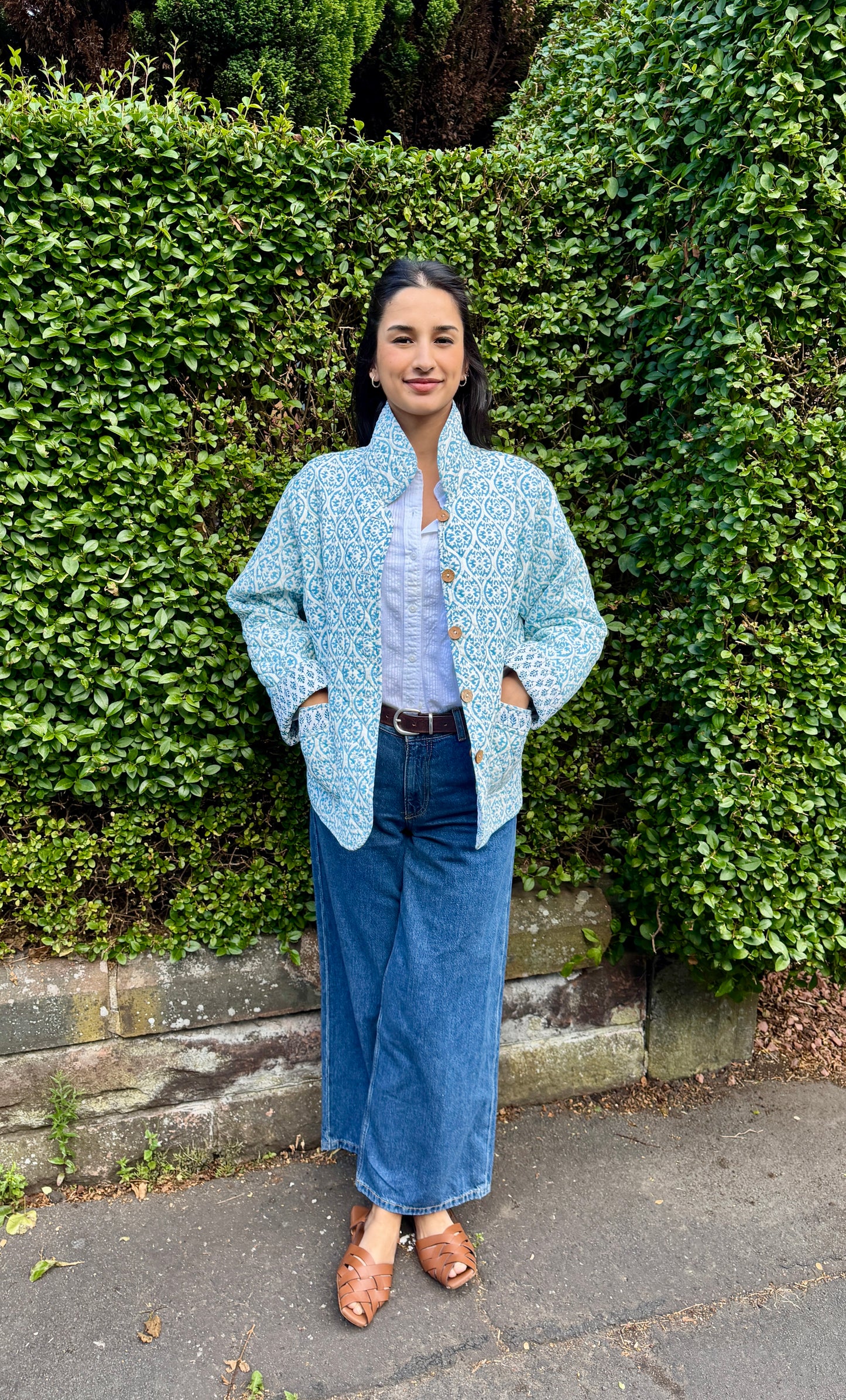 Summer Sky Reversible Boxy Jacket