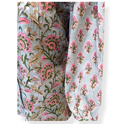 Duck-egg bloom Print Top