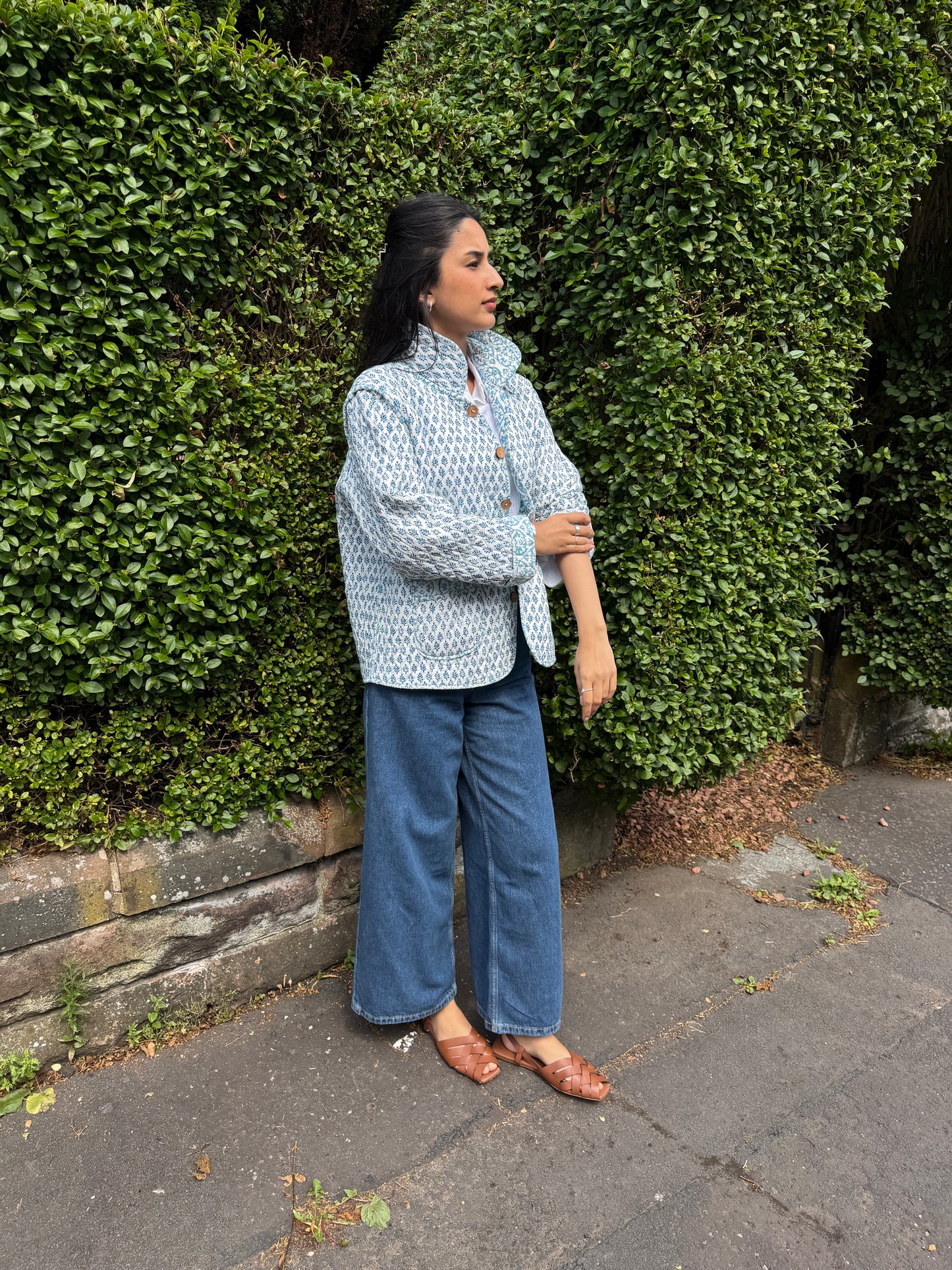Summer Sky Reversible Boxy Jacket