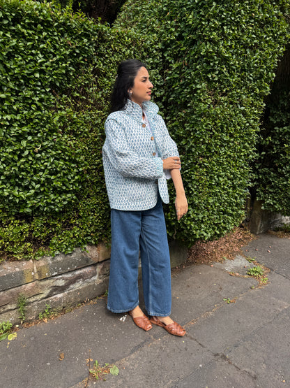 Summer Sky Reversible Boxy Jacket